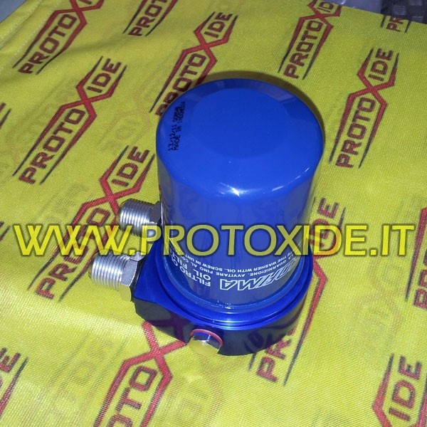 Adattatore per installazione radiatore olio specifico Fiat-Alfa-Lancia 1.4 Abarth t-jet -panda 100HP